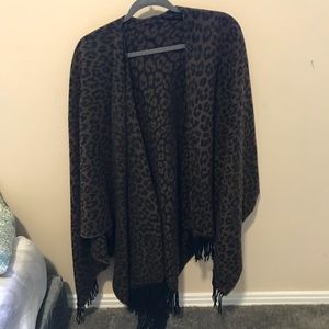 Cheetah poncho